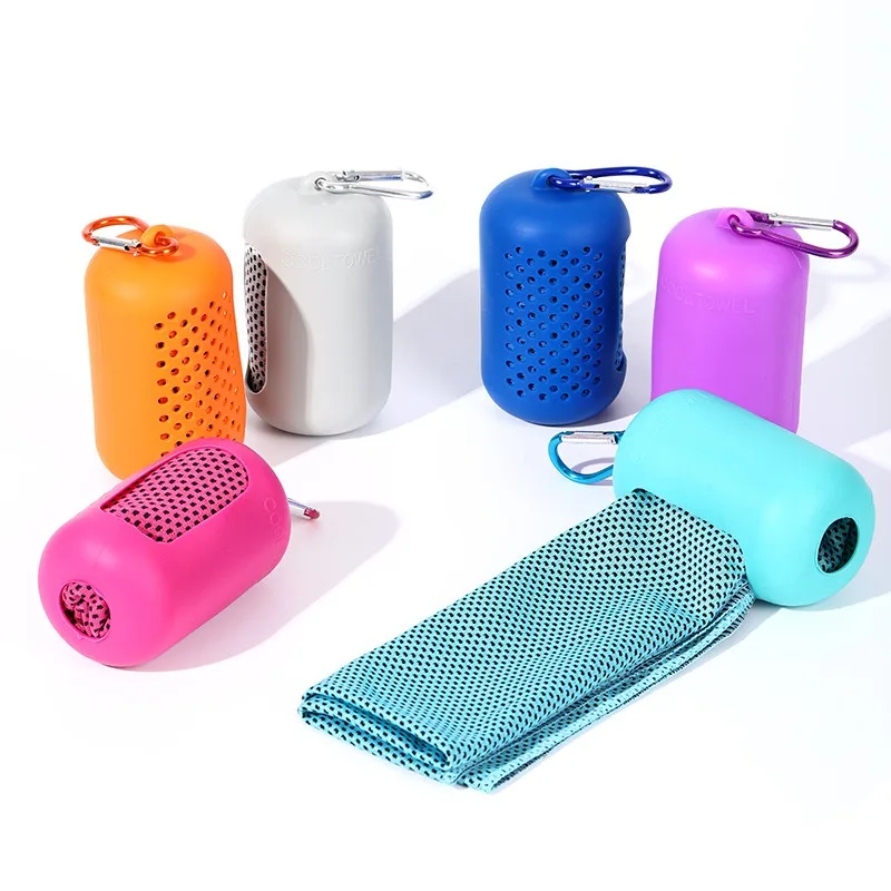 Travel Towel Quick Dry - Taşınabilir Kapsül Kılıflı Hızlı Kuruyan Anında