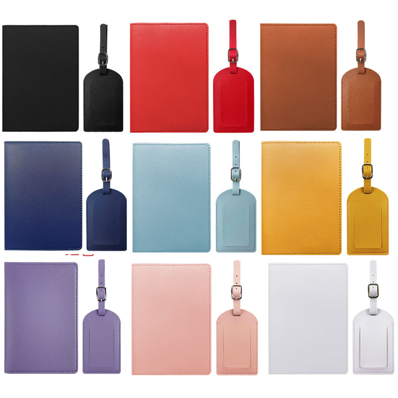 Travel Accessories Gear - Seyahat PU Pasaport Kapağı Bagaj Etiketleri