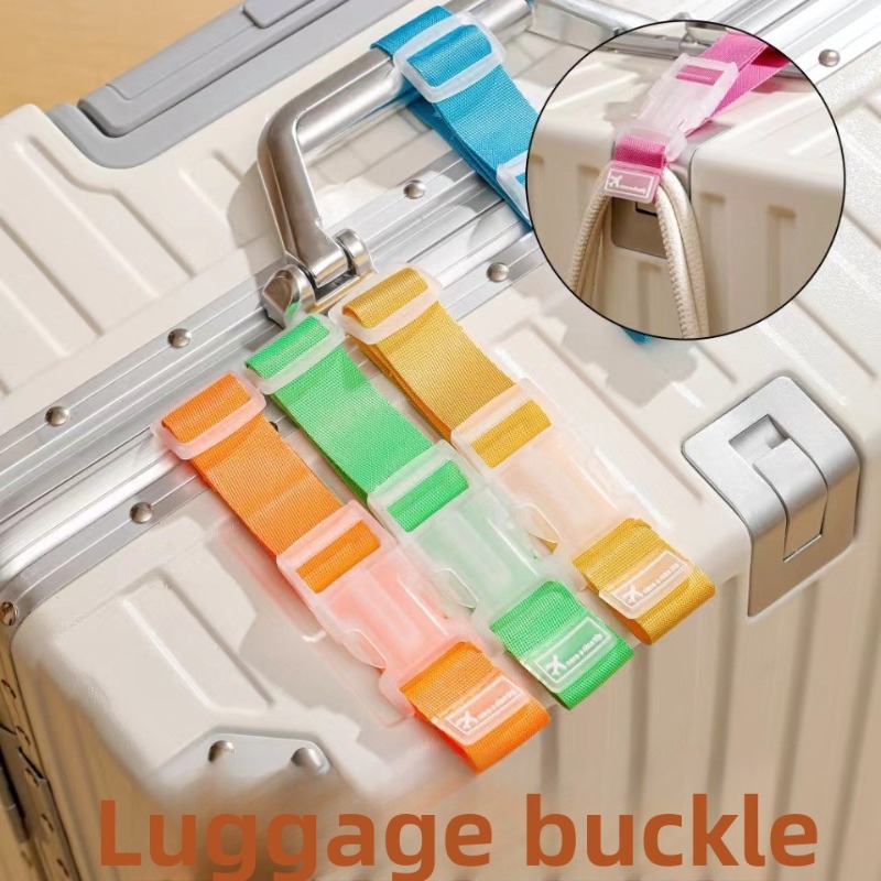 Travel Accessories Luggage Straps - 5 adet Rastgele Renk Ayarlanabilir Bagaj