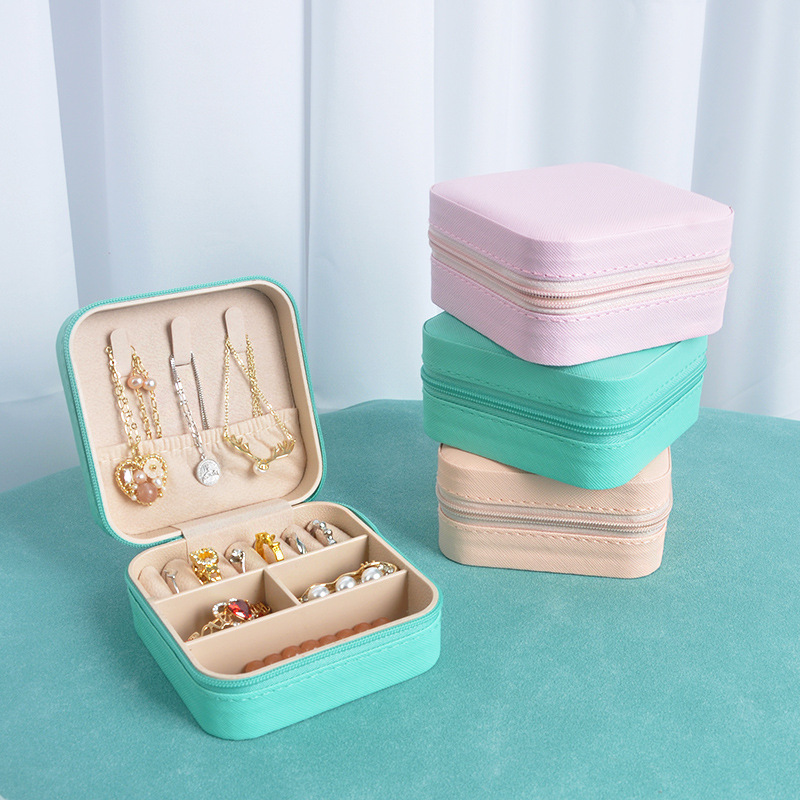 Accessories Travel Jewelry Box - Renkli Basit Kullanışlı Takı Saklama Kutusu