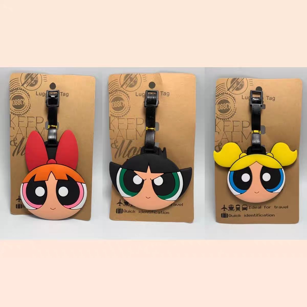 Travel Accessories Unique - Anime Powerpuff Girls Çanta Süsü Kawaii