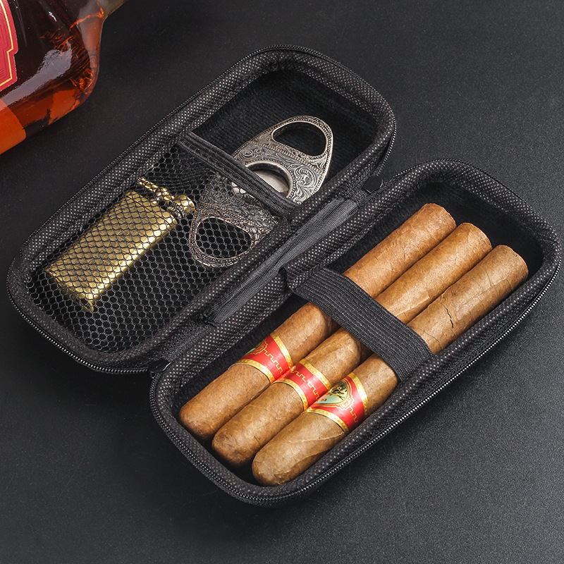 Travel Accessories Case - 1 adet Taşınabilir Puro Seyahat Kutusu