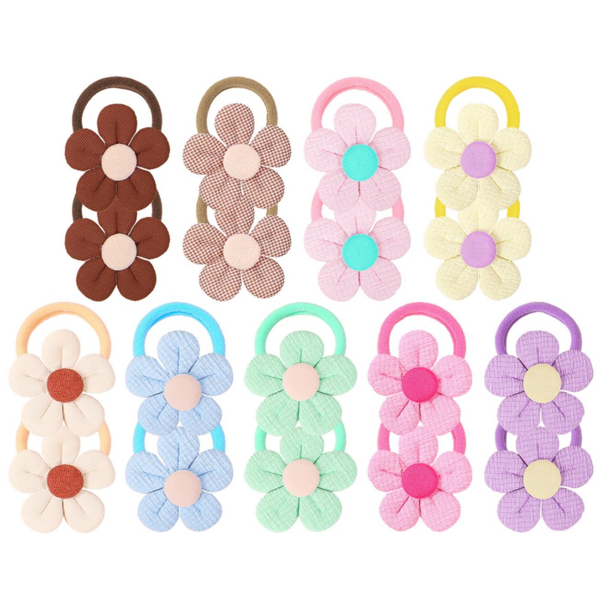 Travel Accessories For 10 Year Old Girl - 18 adet ayçiçeği saç bağları çocuk