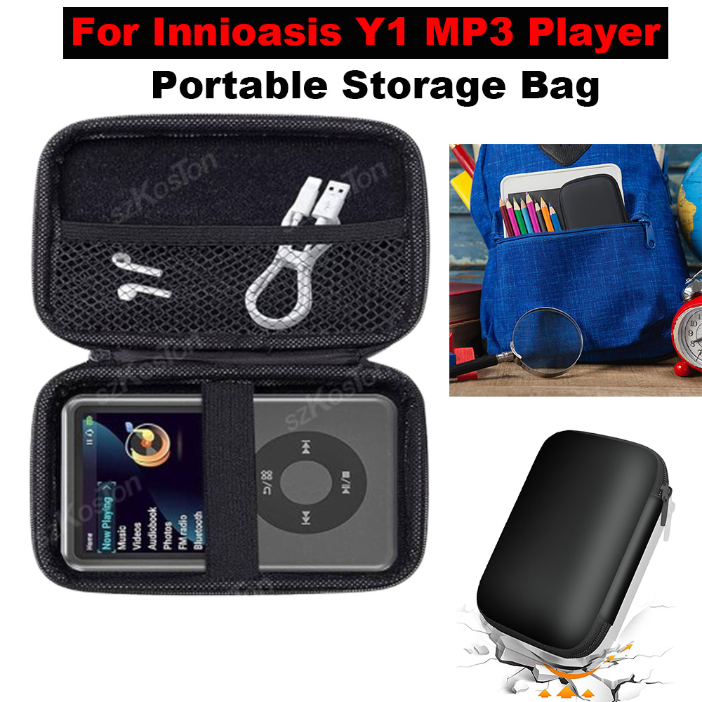 Travel Accessories Case - Innioasis Y1 MP3 Çalar ile Uyumlu
