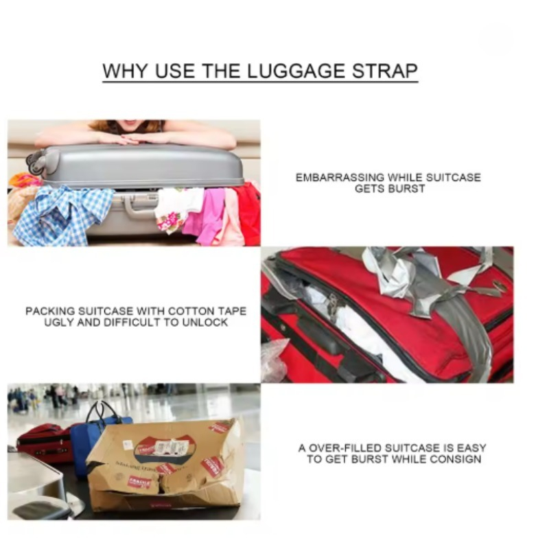 Düz Şekilli Valiz Kayışları, A - Travel Accessories Luggage Straps incelemesi ve fiyatı