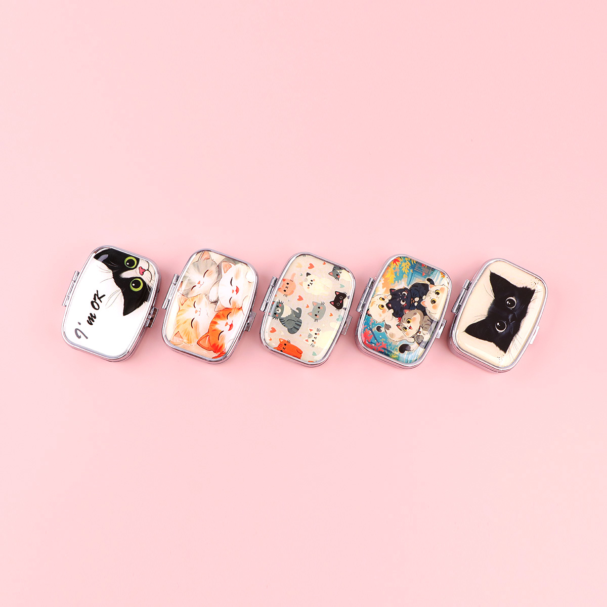 Siyah Kedi Hap Kutuları Karika - Accessories Travel Jewelry Box incelemesi ve fiyatı