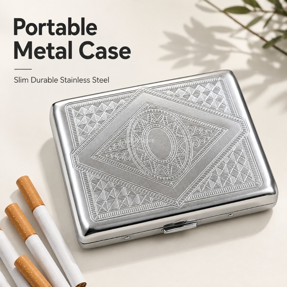 Paslanmaz Çelik Sigara Kutusu  - Travel Accessories Case incelemesi ve fiyatı