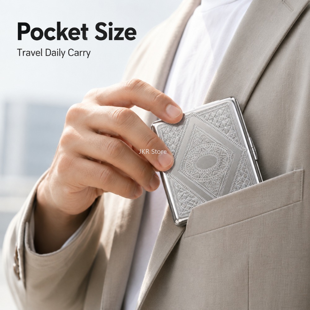 Paslanmaz Çelik Sigara Kutusu  - Travel Accessories Case incelemesi ve fiyatı