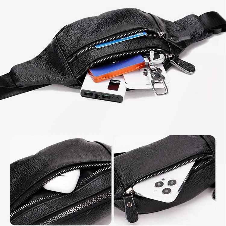 Hakiki Deri Erkek Bel Çantası  - Travel Accessories Tech incelemesi ve fiyatı