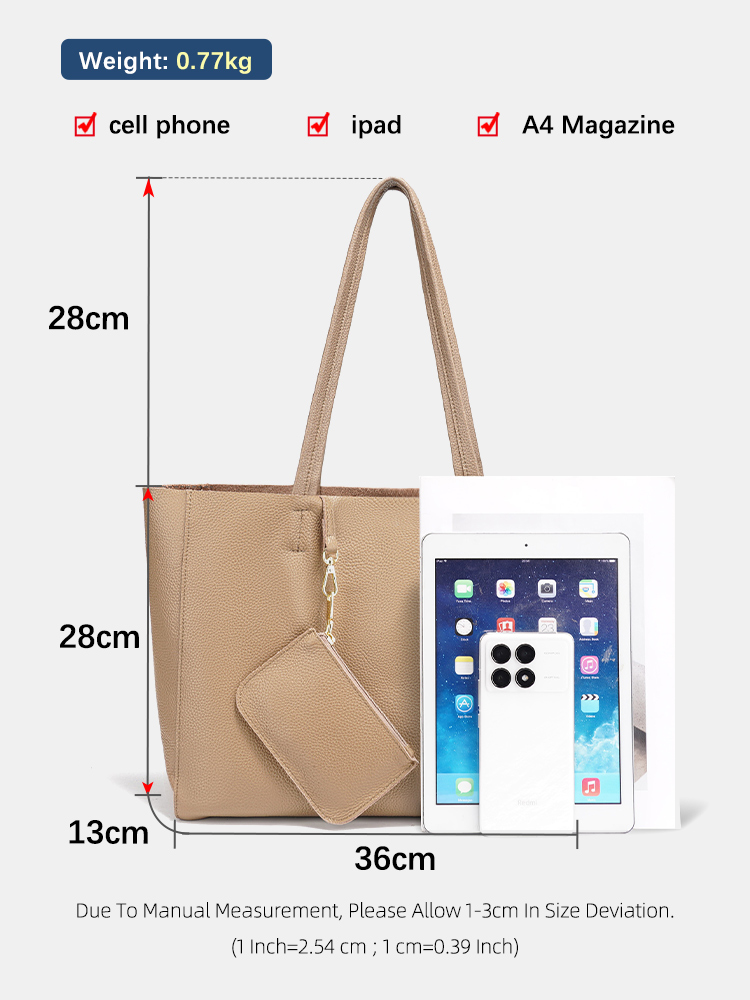 Zency Hakiki Deri Büyük Tote Ç - Travel Accessories Tech incelemesi ve fiyatı