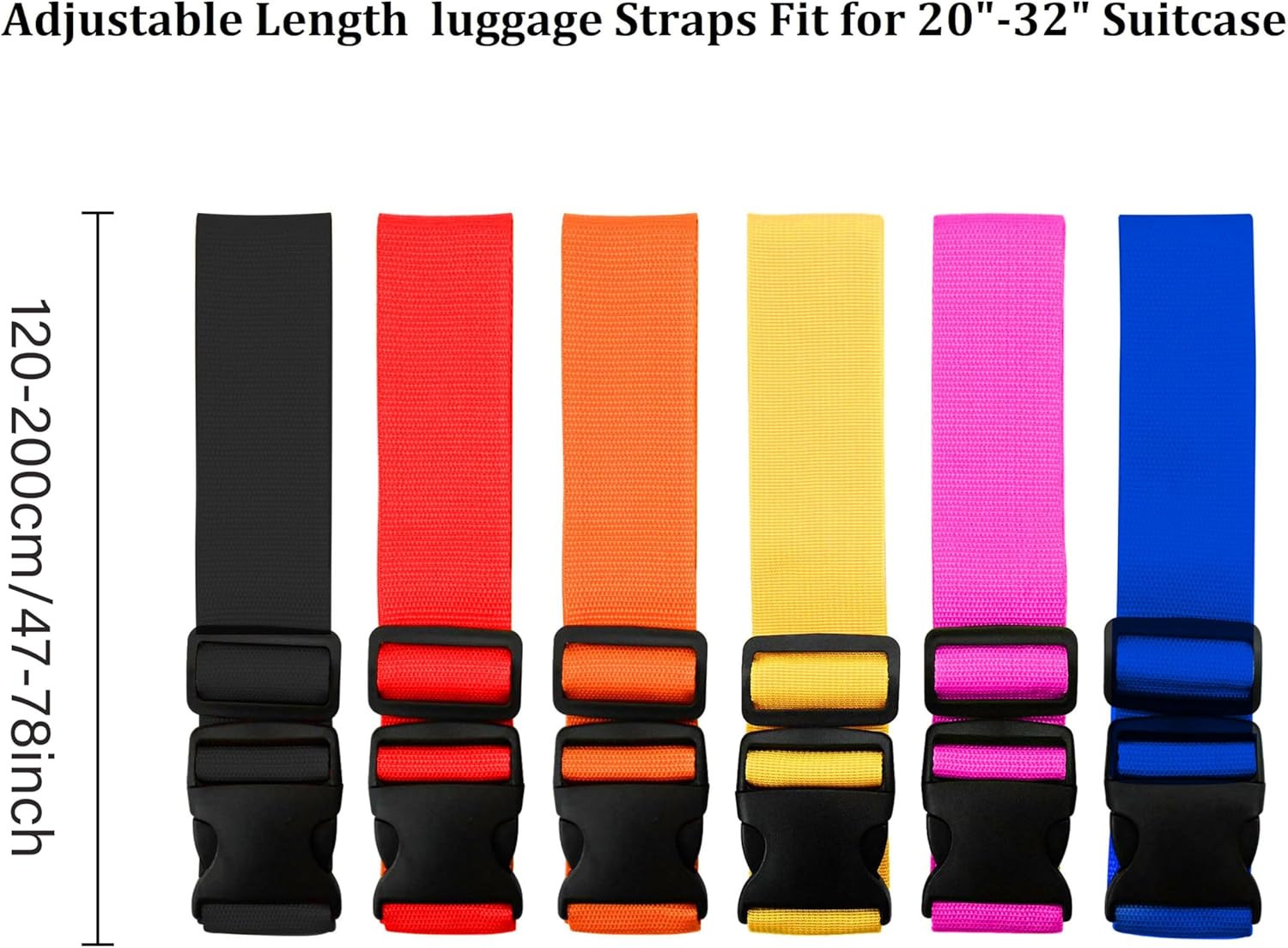 Parlak Renkli Ayarlanabilir Ba - Travel Accessories Luggage Straps incelemesi ve fiyatı