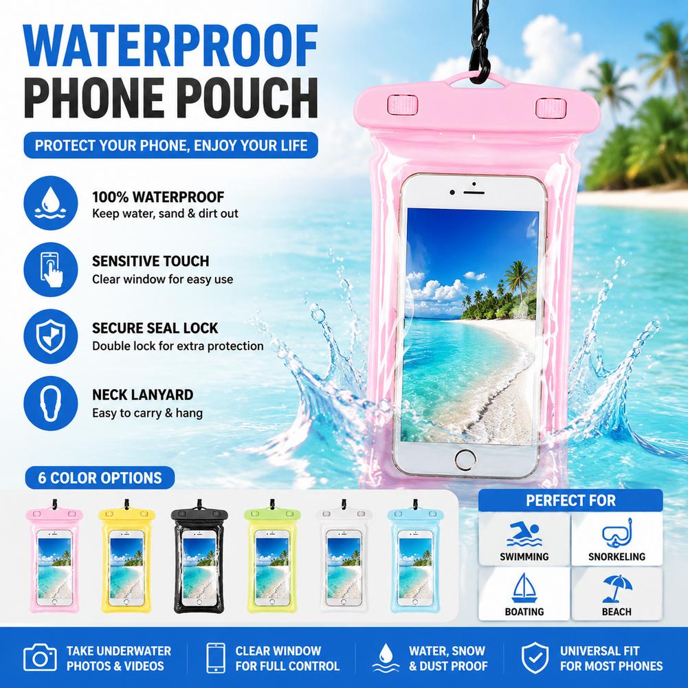 Şeffaf Su Geçirmez Telefon Kıl - Travel Accessories Case incelemesi ve fiyatı